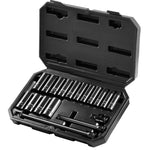 VEVOR 3/8" Drive Impact Socket Set, 18 Piece Deep Socket Set Metric 8-22mm, 6 Point CR-V Alloy Steel for Auto Repair, Easy-to-Read Size Markings, Rugged Construction, Includes Storage Case