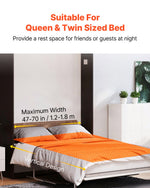 VEVOR Murphy Mounting Wall Springs Mechanism Heavy Duty Support Hardware DIY Kit for King Queen Bed (Vertical), White