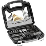 VEVOR Drill Bit Set, 101 Pieces Drill and Driver Bit Set, Screwdriver Bit Set Suitable for Wood Metal Cement Drilling and Screw Driving, Drill Bit Sets Combo Kit Assorted in Organized Carrying Case