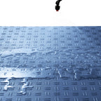 VEVOR Garage Tiles Interlocking, 12 x 12 x 0.53 inch 50 Pack Garage Floor Covering Tiles, Non-Slip Double-Sided Texture Garage Flooring Tiles, for Garages, Basements, Repair Shops, Blue