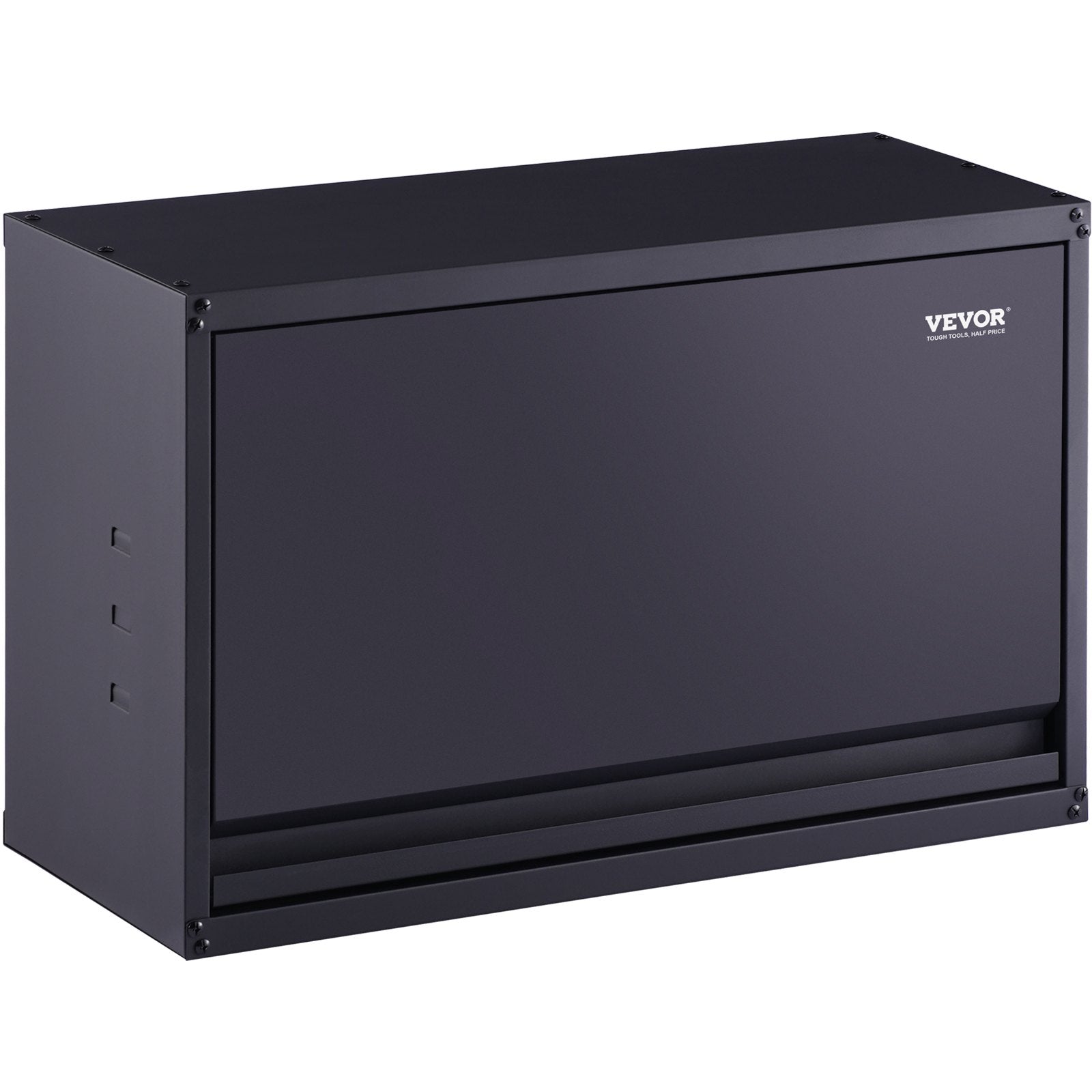 VEVOR Metal Storage Cabinet, 54.4 kg Load Capacity per Shelf, 50.8 cm Tall Wall-Mounted Powder-Coating Steel Garage Cabinet with Adjustable Shelf, Press to Lock & Open Door, Perfect for Office Home Garage