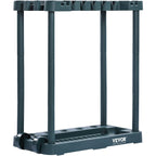 VEVOR Garden Tool Organizer, 10 Slots, Yard Tool Tower Rack for Garage Organization and Storage, Hold Long-Handled Tool/Rake/Broom/Shovel, PP Garden Tool Stand Holder Organizer for Yard, Shed, Outdoor