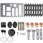 VEVOR Sliding Gate Opener, 1800 KG 8 m, Automatic Sliding Gate with 4 Remote Controllers & APP Control, Electric Rolling Driveway Slide Gate Motor, Complete Gate Operator Hardware Security System Kit