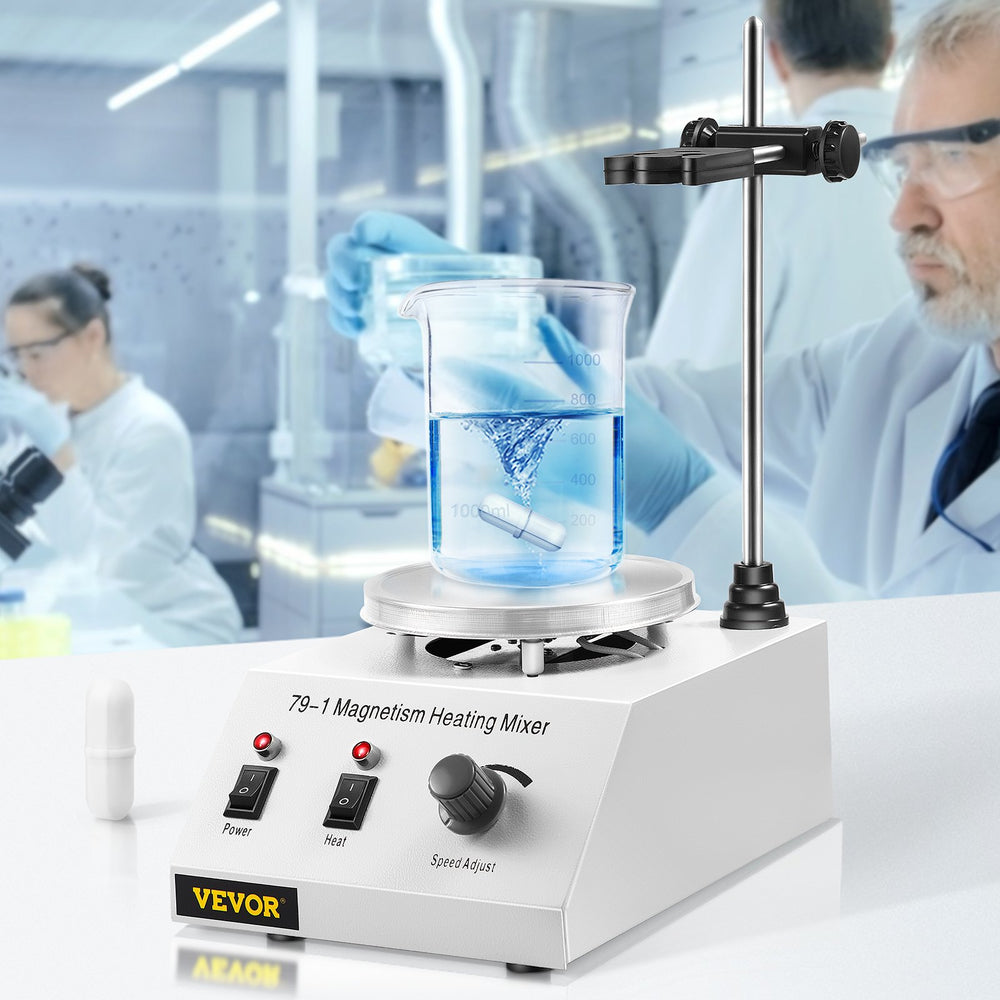VEVOR Laboratory Magnetic Stirrer Hot Plate 1L Speed Control Magnetic Stirrer 25W