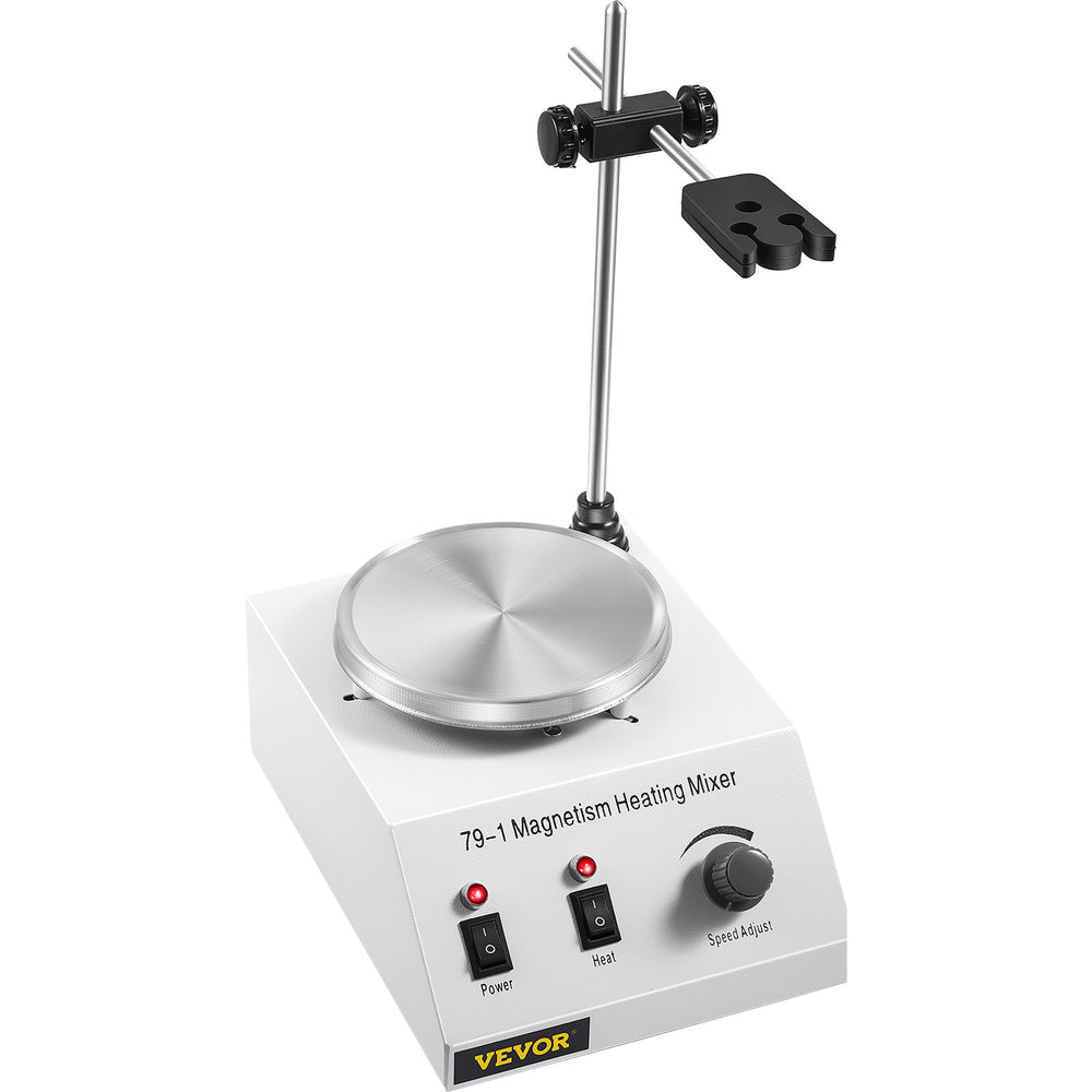 VEVOR Laboratory Magnetic Stirrer Hot Plate 1L Speed Control Magnetic Stirrer 25W