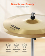 VEVOR Cymbal Pack 4 Pieces Cymbals Drum Set 355/400/505/254 mm(10 14 16 20 Inches) Cymbals for Drum