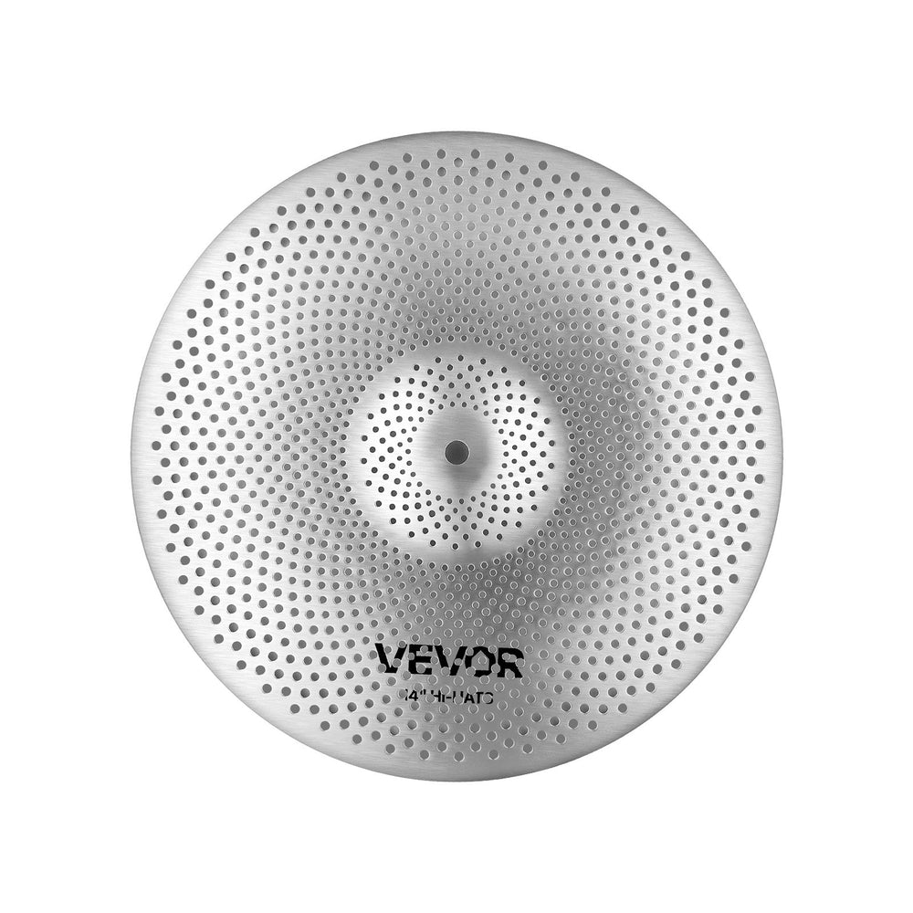 VEVOR Low Volume Cymbal Pack 4 Pieces 350/400/455/505 mm (14/16/18/20 Inches) Alloy Cymbals for Drum