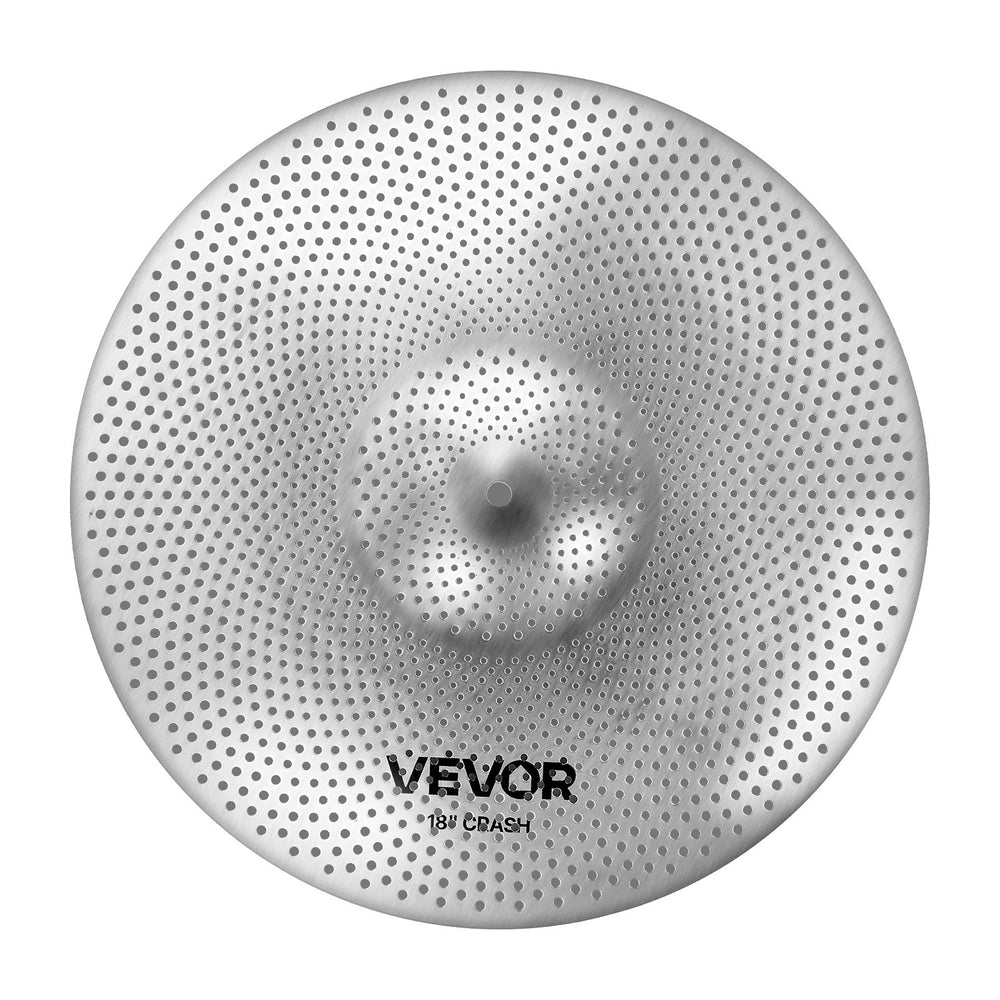 VEVOR Low Volume Cymbal Pack 4 Pieces 350/400/455/505 mm (14/16/18/20 Inches) Alloy Cymbals for Drum
