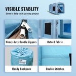 VEVOR Inflatable Spray Booth Car Paint Tent 396 cm x 305 cm x 274 cm Filter System Blower 950W
