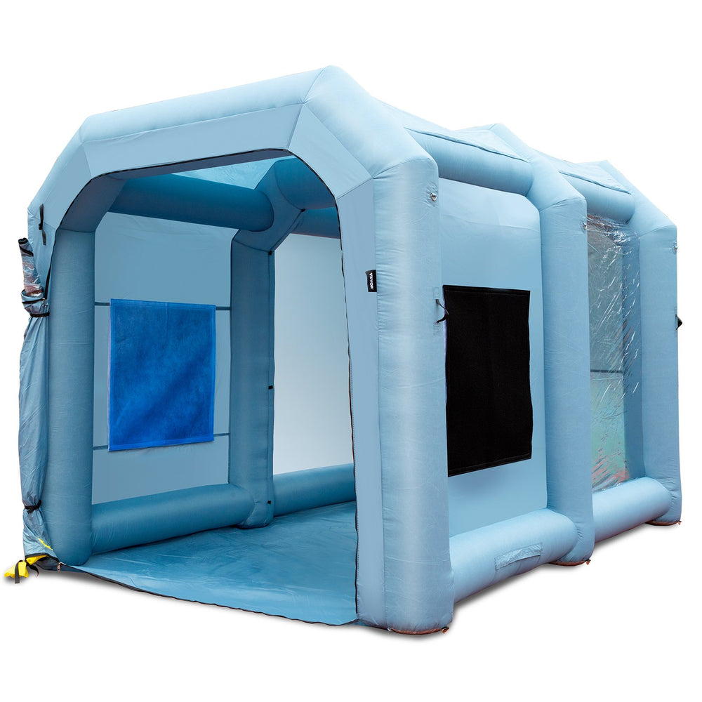 VEVOR Inflatable Spray Booth Car Paint Tent 396 cm x 305 cm x 274 cm Filter System Blower 950W