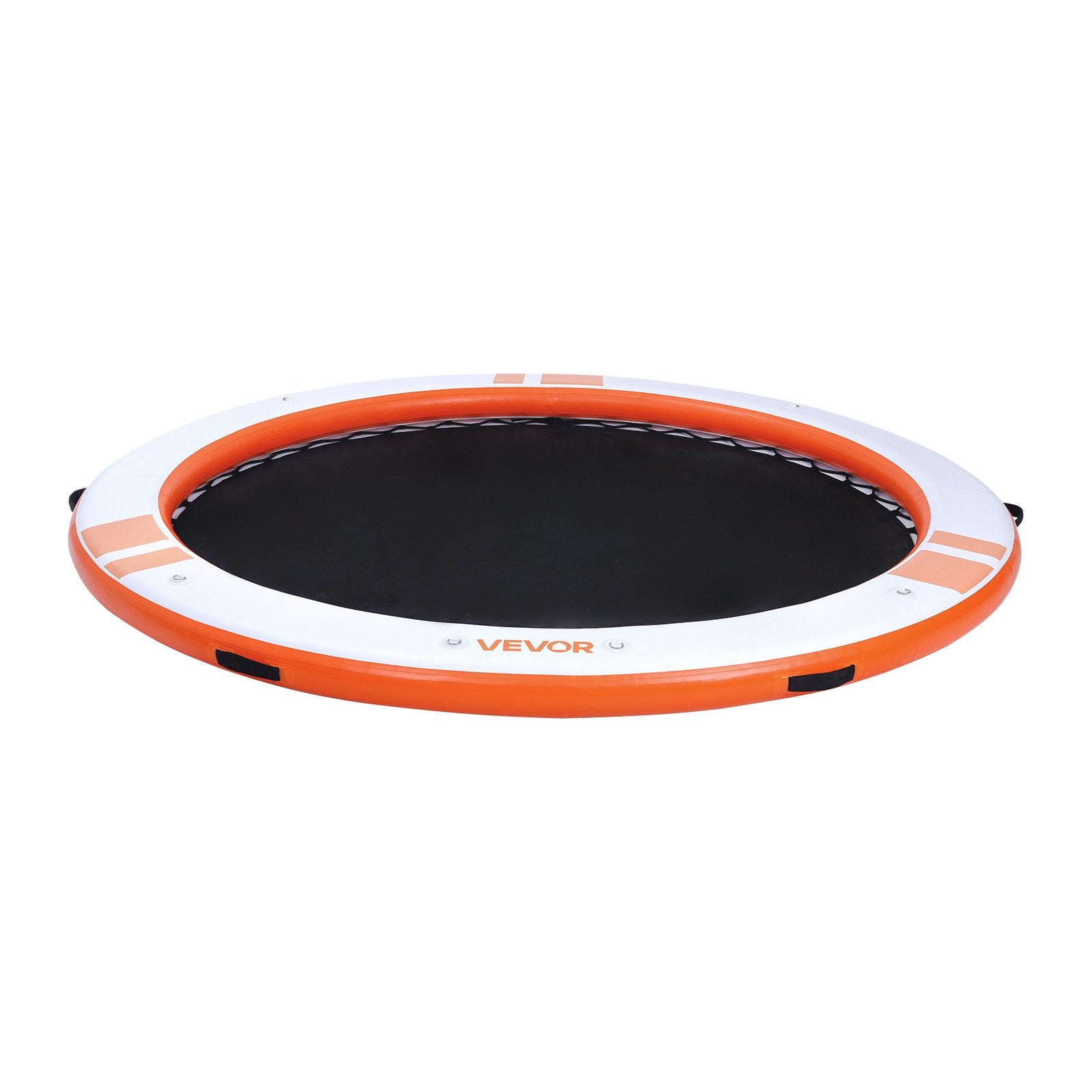 VEVOR Inflatable Floating Dock, 3.05M Inflatable Dock Platform, Non-Slip Water Air Mat with Portable Carrying Bag & Detachable Ladder, Floating Water Platform Island Raft for Pool Beach Ocean, Orange