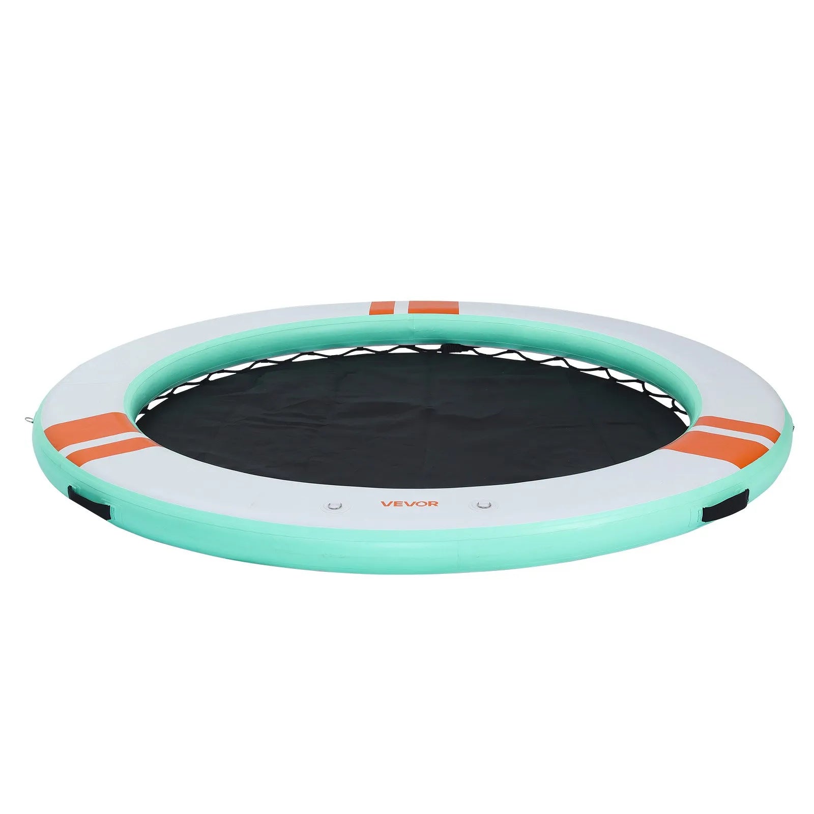 VEVOR Inflatable Floating Dock, 3.66 M Round Inflatable Dock Platform, Non-Slip Water Air Mat with Portable Carrying Bag and Detachable Ladder, Floating Water Platform Island Raft for Pool Beach Ocean