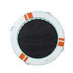 VEVOR Inflatable Floating Dock, 3.66 M Round Inflatable Dock Platform, Non-Slip Water Air Mat with Portable Carrying Bag and Detachable Ladder, Floating Water Platform Island Raft for Pool Beach Ocean