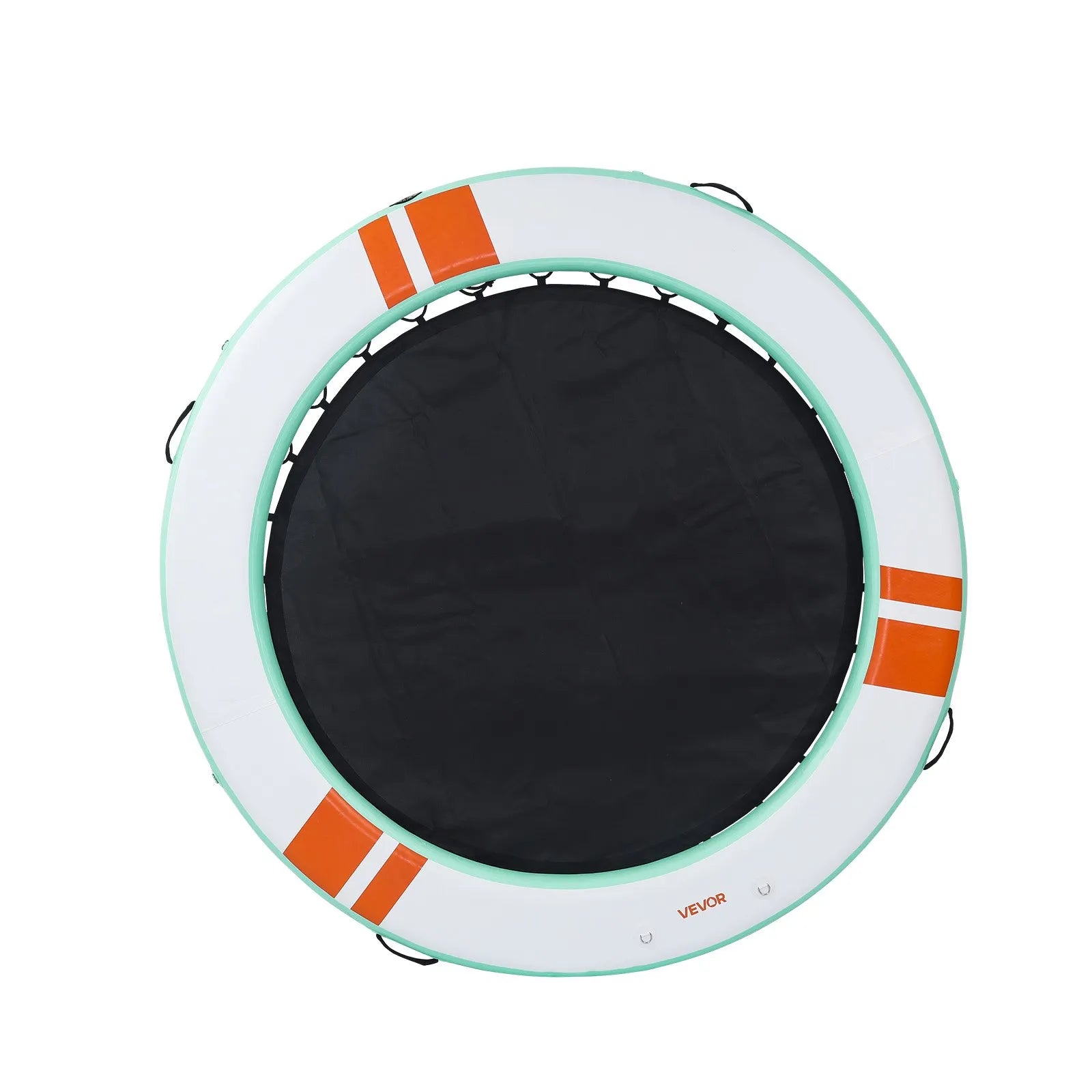 VEVOR Inflatable Floating Dock, 3.66 M Round Inflatable Dock Platform, Non-Slip Water Air Mat with Portable Carrying Bag and Detachable Ladder, Floating Water Platform Island Raft for Pool Beach Ocean