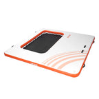 VEVOR Inflatable Floating Dock, 3.05x3.05 M Inflatable Dock Platform, Non-Slip Water Air Mat with Portable Carrying Bag and Detachable Ladder, Floating Water Platform Island Raft for Pool Beach Ocean