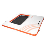 VEVOR Inflatable Floating Dock, 3.05x3.05 M Inflatable Dock Platform, Non-Slip Water Air Mat with Portable Carrying Bag and Detachable Ladder, Floating Water Platform Island Raft for Pool Beach Ocean