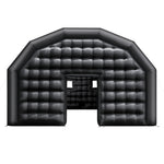 VEVOR Inflatable Nightclub, 8 x 6 x 4 m Inflatable Party Tent with 1100W Blower & Sandbag, Ventilated Blow up Night Club with 2 Windows, Air Cube House for Event Birthday Wedding Party