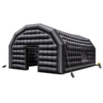 VEVOR Inflatable Nightclub, 8 x 6 x 4 m Inflatable Party Tent with 1100W Blower & Sandbag, Ventilated Blow up Night Club with 2 Windows, Air Cube House for Event Birthday Wedding Party