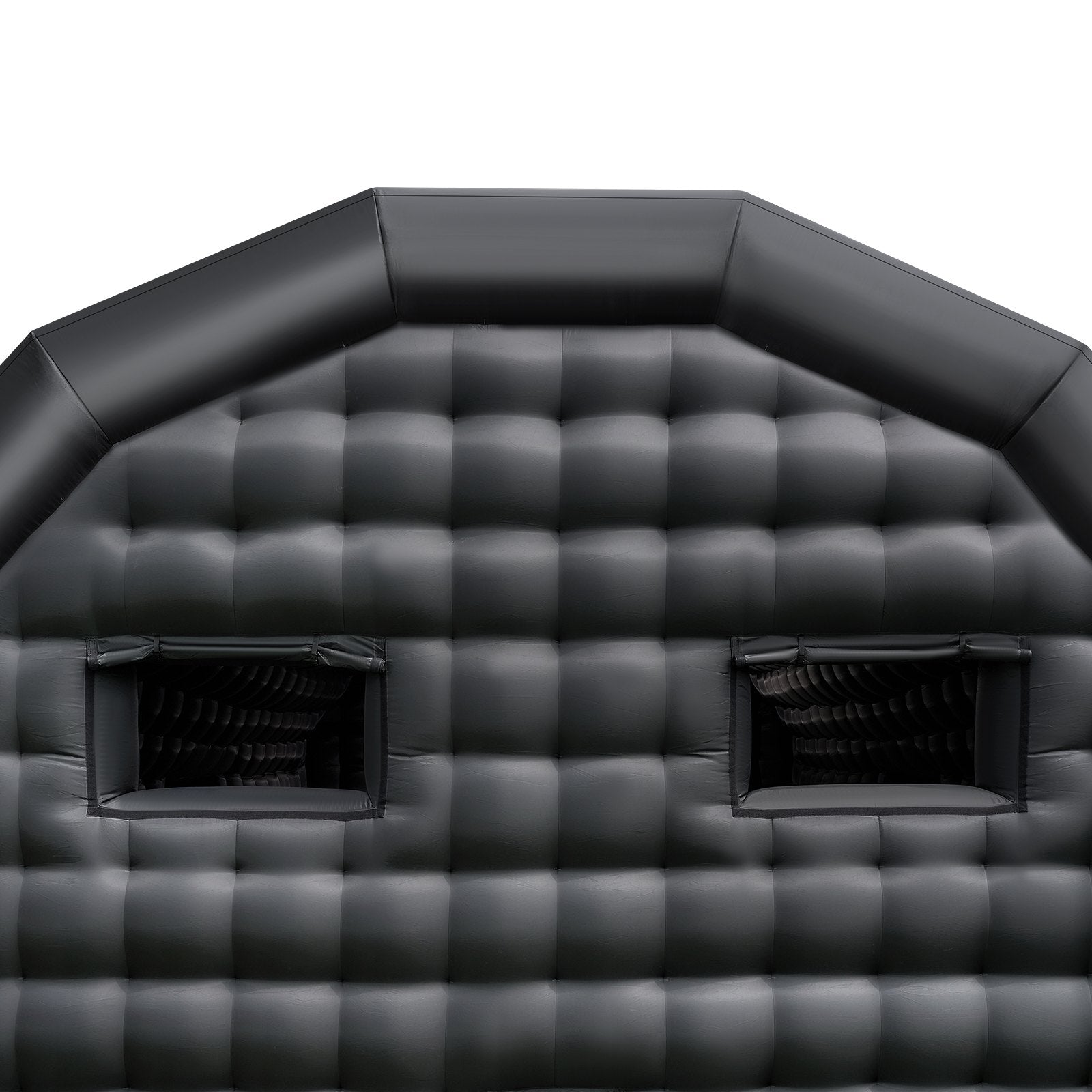 VEVOR Inflatable Nightclub, 8 x 6 x 4 m Inflatable Party Tent with 1100W Blower & Sandbag, Ventilated Blow up Night Club with 2 Windows, Air Cube House for Event Birthday Wedding Party