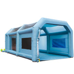VEVOR Inflatable Spray Booth Car Paint Tent 792 cm x 457 cm x 335 cm Filter System 2 Blowers