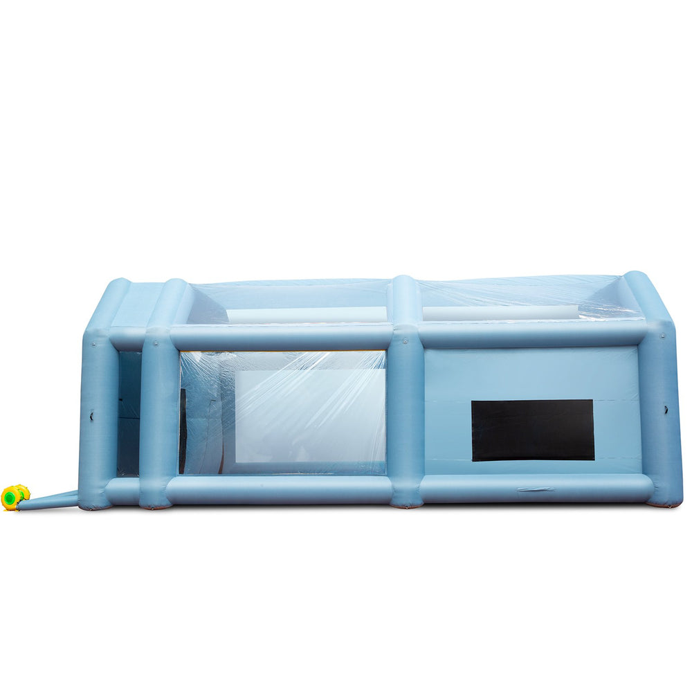 VEVOR Inflatable Spray Booth Car Paint Tent 792 cm x 457 cm x 335 cm Filter System 2 Blowers