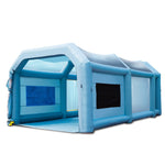 VEVOR Inflatable Spray Booth Car Paint Tent 792 cm x 457 cm x 335 cm Filter System 2 Blowers