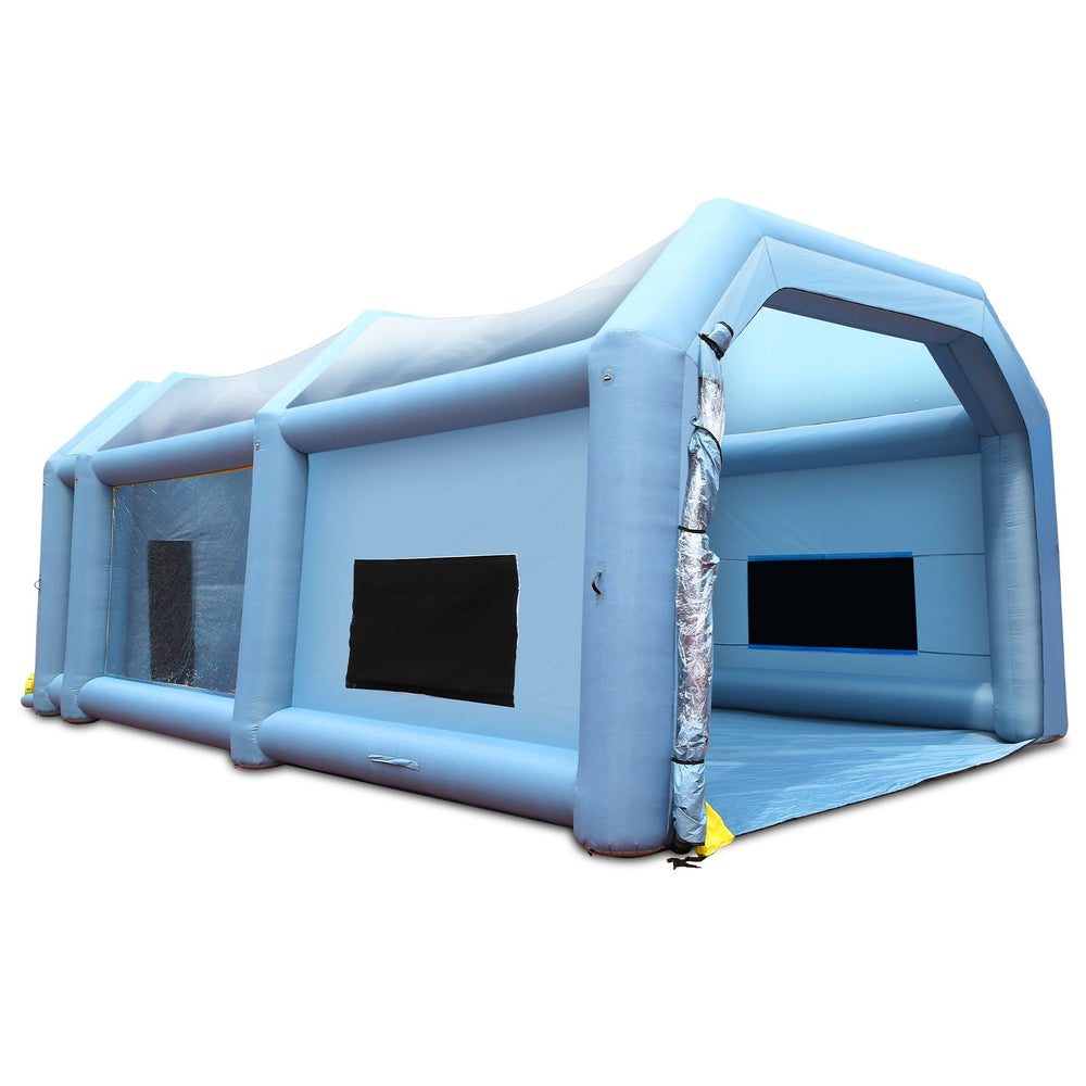 VEVOR Inflatable Spray Booth Car Paint Tent 10 x 6 x 4 m Filter System 2 Blowers
