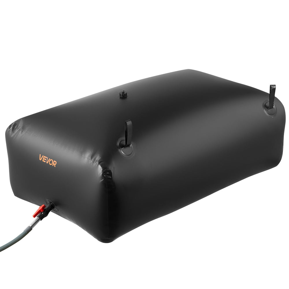 VEVOR Water Storage Bladder 540L Large Capacity Water Bag, Portable & Collapsible Soft Waters Container, Leakproof & Tear-Resistant PVC Emergency Waters Storage Tank for RV Truck & Outdoor Use