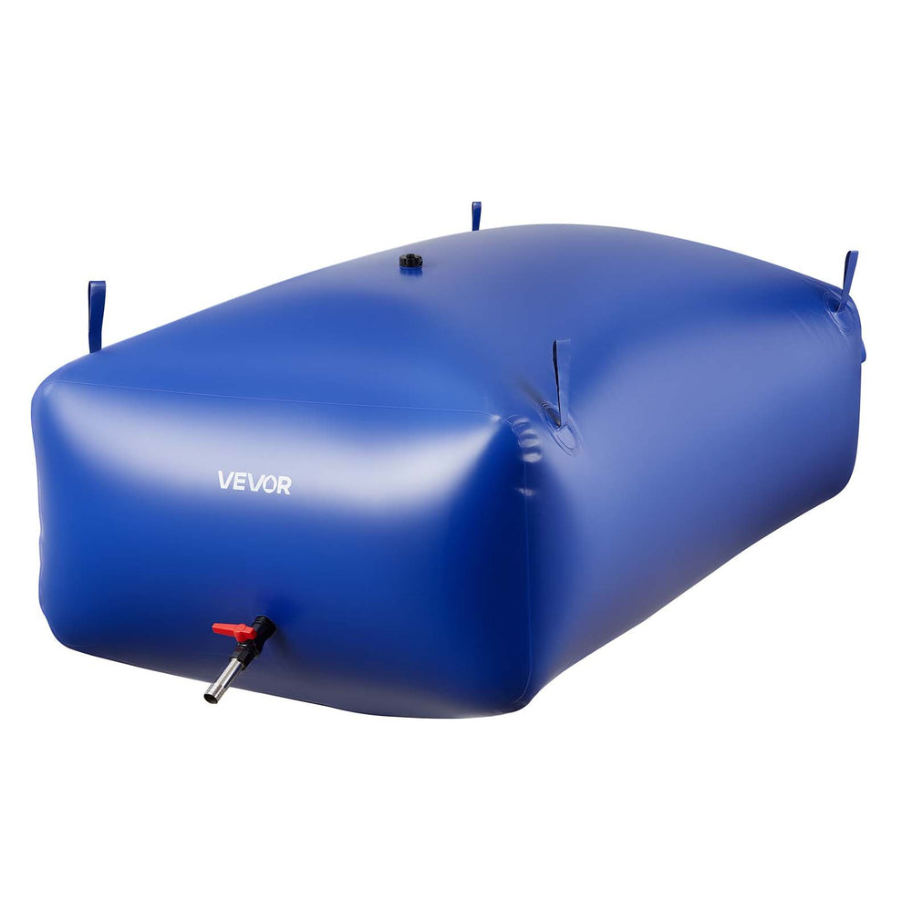 VEVOR Water Storage Bladder 1000L Large Capacity Water Bag, Portable & Collapsible Soft Waters Container, Leakproof & Tear-Resistant PVC Emergency Waters Storage Tank for RV Truck & Outdoor Use