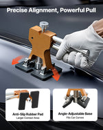 VEVOR Dent Puller Kit, 61 PCS Paintless Dent Removal Kit with Golden Lifter, Slide Hammer T-Bar, Glue Gun, Auto Body Hail Damage Repair Remover Tools for Car Refrigerator Large Small Door Ding Repair