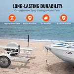VEVOR Boat Trailer Guide, 52.1 cm Adjustable Design Trailer Guide Poles, 2PCS Rustproof Galvanized Steel Trailer Guide ons, Heavy Duty Roller Guide Design, for Ski Boat, Fishing Boat or Sailboat Trailer