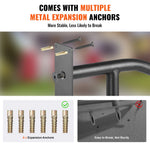 VEVOR Handrails for Outdoor Steps 81.3 cm Wall Mount Safety Railings for 1-3 Steps