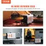 VEVOR 5-8KW Diesel Heater, 12V/24V All in One Diesel Air Heater, with Bluetooth APP Control, Remote Control and Display Screen, CO Alarm, Fast Heating Portable Diesel Heater for Vehicles and Outdoors