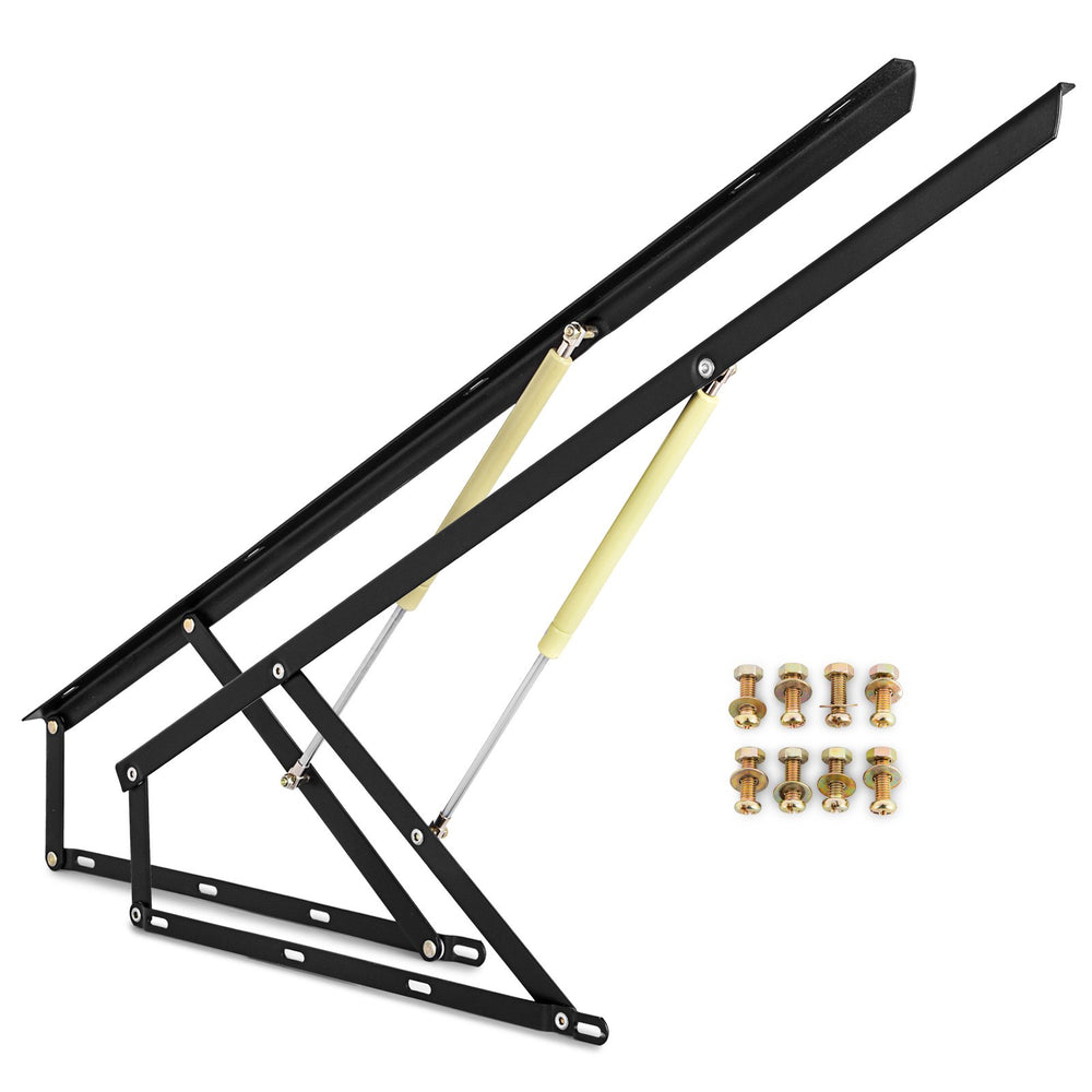 VEVOR 1 Pair 120 cm Pneumatic Storage Bed Lift  Bed Lift Hydraulic Mechanisms Kits Heavy Duty Gas Spring Bed Storage Lift Kit for Box Bed Sofa Gas Lift Up Storage Bed