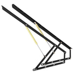 VEVOR 1 Pair 120 cm Pneumatic Storage Bed Lift  Bed Lift Hydraulic Mechanisms Kits Heavy Duty Gas Spring Bed Storage Lift Kit for Box Bed Sofa Gas Lift Up Storage Bed
