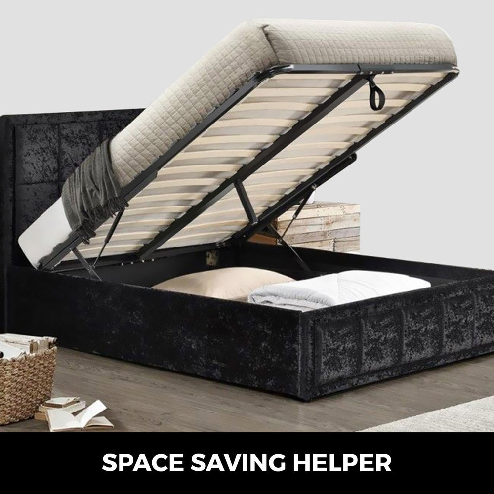VEVOR 1 Pair 120 cm Pneumatic Storage Bed Lift  Bed Lift Hydraulic Mechanisms Kits Heavy Duty Gas Spring Bed Storage Lift Kit for Box Bed Sofa Gas Lift Up Storage Bed