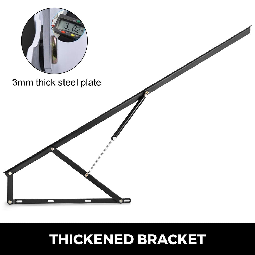 VEVOR 152 cm Pneumatic Sofa Bed Lift Up Mechanism Kits For Under Bed Storage Black