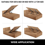 VEVOR 152 cm Pneumatic Sofa Bed Lift Up Mechanism Kits For Under Bed Storage Black