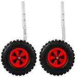 VEVOR Boat Launching Wheels, 30.5 cm Boat Transom Launching Wheel, 226.8 kg Loading Capacity Inflatable Boat Launch Wheels, Aluminium Alloy Transom Launching Dolly Wheels with 4 PCS of Quick Release Pins