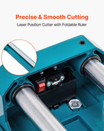 VEVOR 47Inch/1200mm Tile Cutter Double Rail Manual Tile Cutter 3/5 in Cap with Precise Laser Positioning Manual Tile Cutter Tools for Precision Cutting