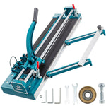 VEVOR 47Inch/1200mm Tile Cutter Double Rail Manual Tile Cutter 3/5 in Cap with Precise Laser Positioning Manual Tile Cutter Tools for Precision Cutting
