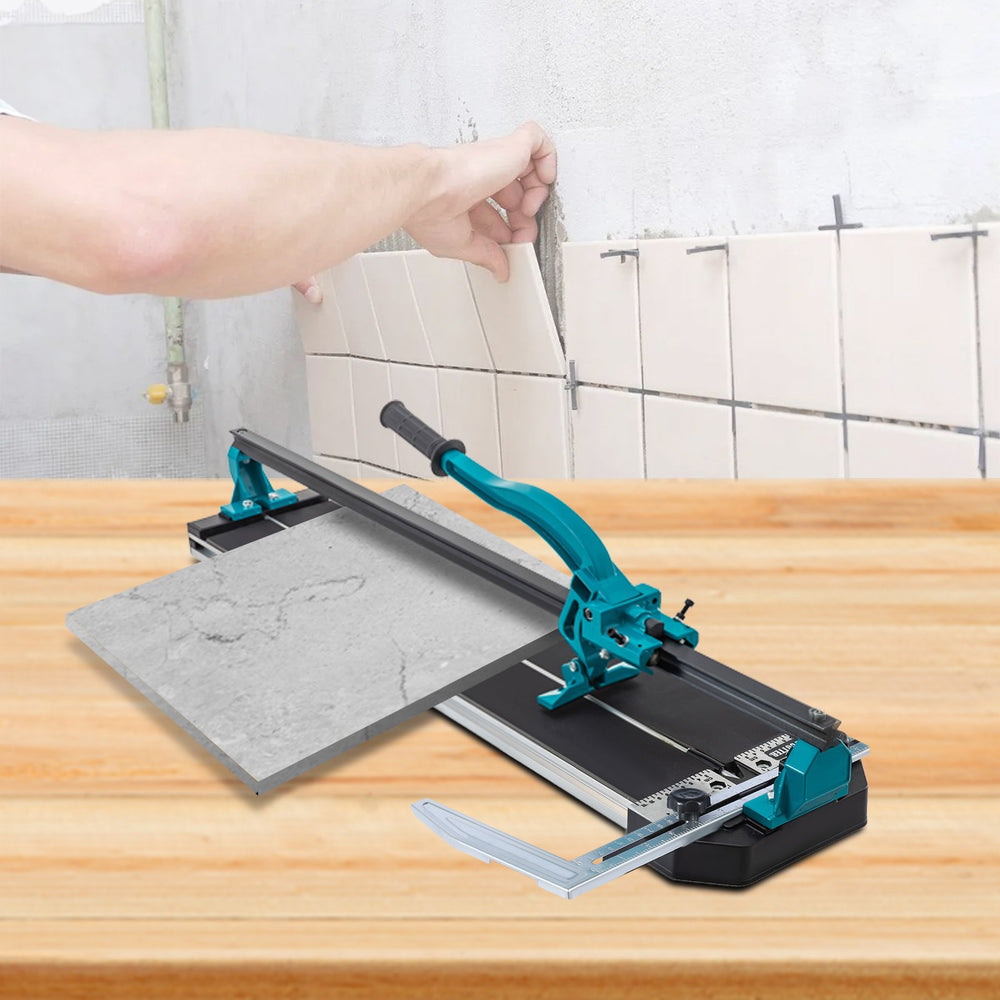 VEVOR 800 mm Tile Cutter Single Rail Manual Tile Cutter 3/5 in Cap w/Precise Laser Positioning Manual Tile Cutter Tools for Precision Cutting