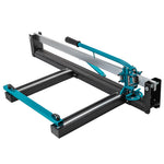 VEVOR 31 Inch Blue Manual Tile Cutter with Precise Laser Positioning & Anti-sliding Rubber Surface Single Rail & Bracket Suitable for Porcelain and Ceramic Floor Tiles
