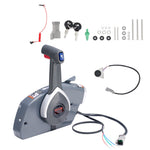 VEVOR Boat Throttle Control, 5006180 Side-Mounted Outboard Remote Control Box for Evinrude Johnson, Marine Throttle Control Box with Power Trim Switch and Lanyard