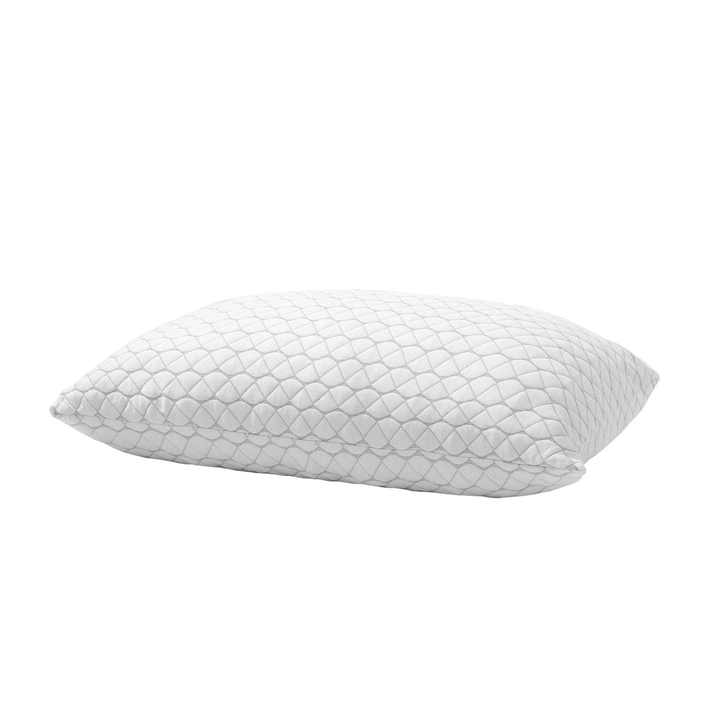 VEVOR Bed Pillow for Sleeping, Queen Size Luxury Quality Hotel Pillow with Memory Foam Fill, Supportive & Adjustable, Includes Natural Firber Pillowcase, Bedding for Back, Stomach and Side Sleepers
