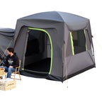 VEVOR SUV Tent for Camping, 10FT L x 8FT W, Waterproof PU2000mm Spacious Double Layer Design for 5-8 Person, SUV Camping Tent with Mesh Windows, Includes Rainfly & Storage Bag, for Outdoor Activities