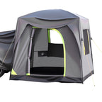 VEVOR SUV Tent for Camping, 10FT L x 8FT W, Waterproof PU2000mm Spacious Double Layer Design for 5-8 Person, SUV Camping Tent with Mesh Windows, Includes Rainfly & Storage Bag, for Outdoor Activities