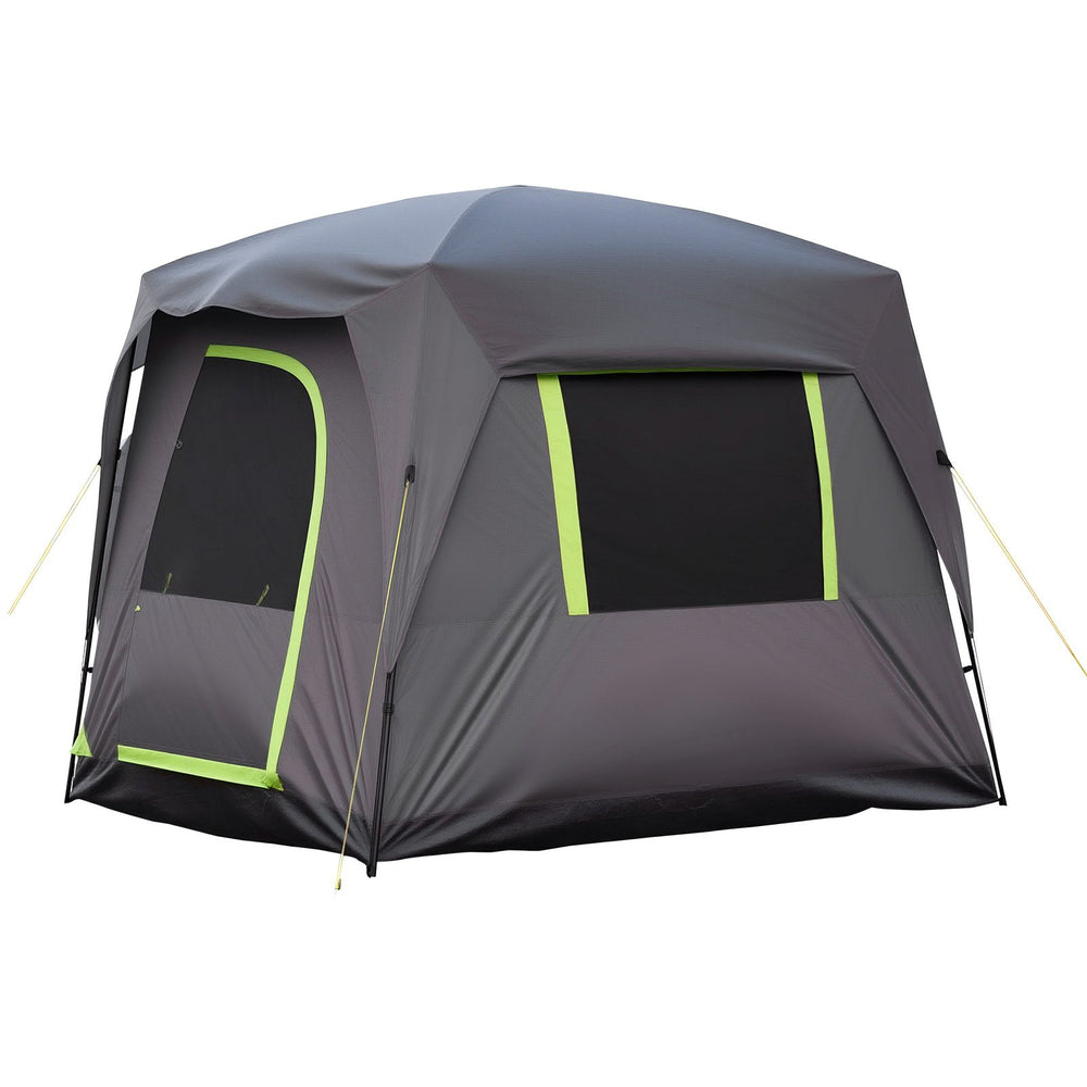 VEVOR SUV Tent for Camping, 10FT L x 8FT W, Waterproof PU2000mm Spacious Double Layer Design for 5-8 Person, SUV Camping Tent with Mesh Windows, Includes Rainfly & Storage Bag, for Outdoor Activities