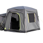 VEVOR SUV Tent for Camping, 10FT L x 8FT W, Waterproof PU2000mm Spacious Double Layer Design for 5-8 Person, SUV Camping Tent with Mesh Windows, Includes Rainfly & Storage Bag, for Outdoor Activities
