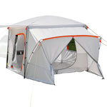 VEVOR SUV Camping Tent for 5-9 Person, 3.96 x 3.05m 3-Season SUV Tailgate Tent with Ventilated Windows, PU2000mm Waterproof Dual-Use Car Rear Hatch Tents for Outdoor Hiking Travels